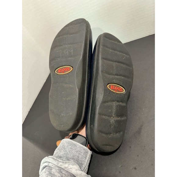 Klogs Navy Slip Resistant Womens Size 9 Slip On Gardening Mules Clogs Slip - Picture 9 of 13